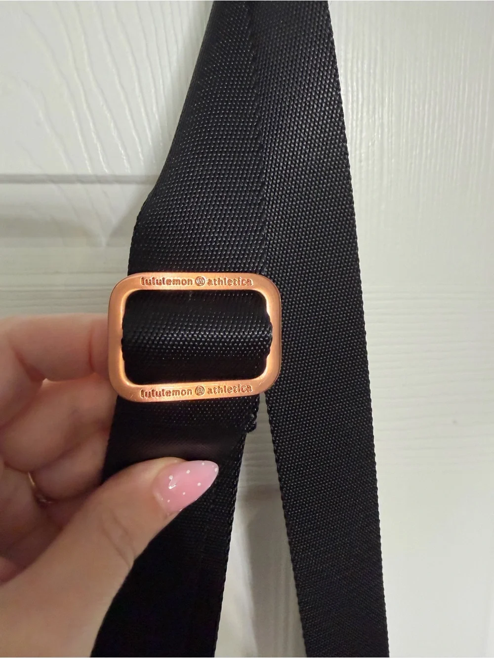 lululemon athletica Printed Cosmetic Bag - Black & Blush